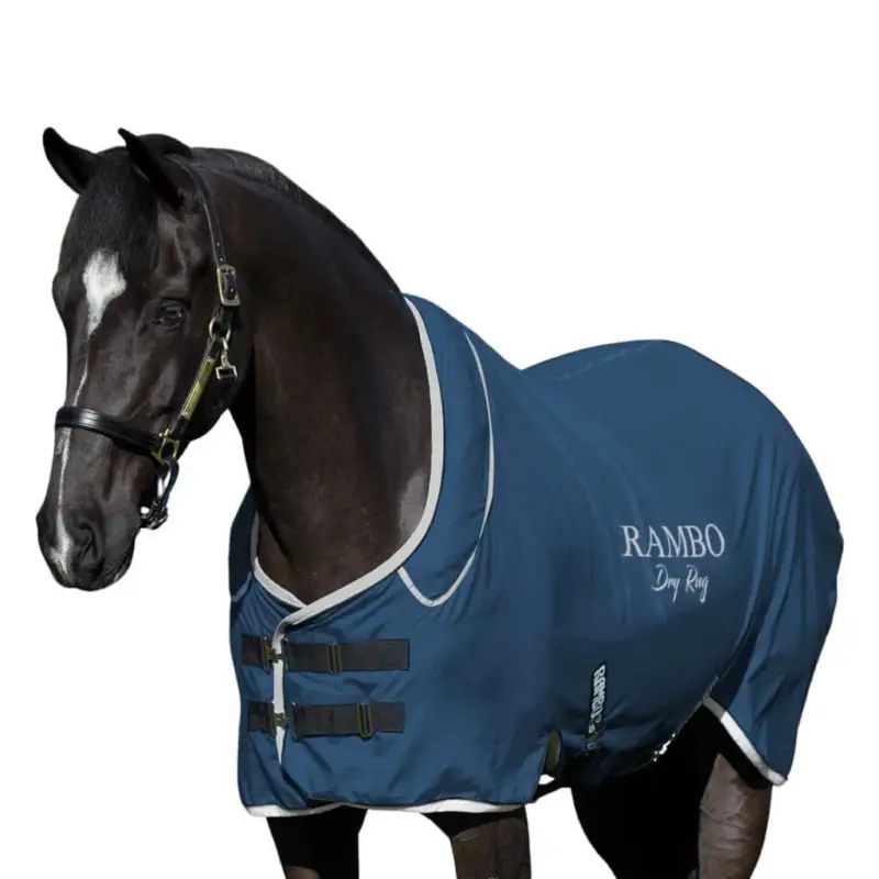 Abschwitzdecke Rambo Supreme Dry Rug, einrollbares Halsteil, Polarfleece Nur Für Kurze Zeit