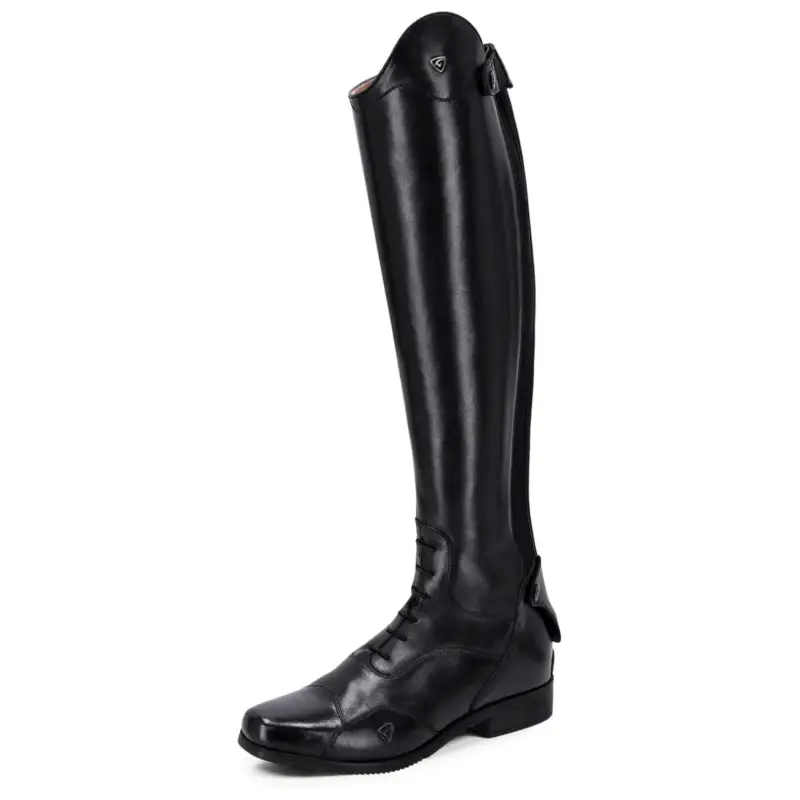 Reitstiefel Gravity, Lederreitstiefel, Damen, Herren, Schwarz Markenprodukt