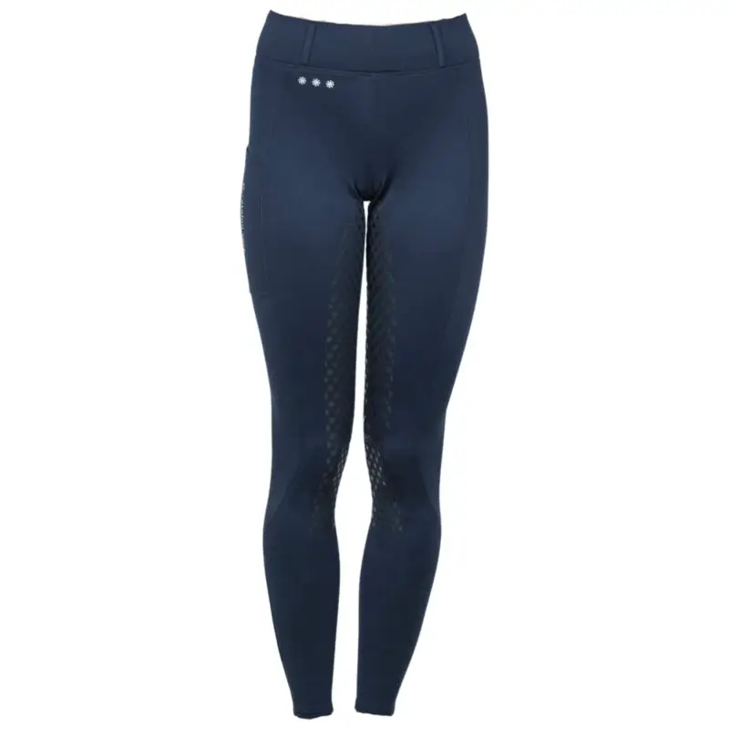Echt Reitleggings Damen Negro, Thermo, Vollbesatz, Full-Grip