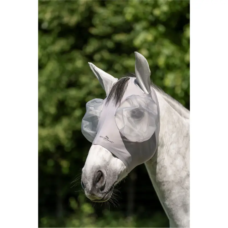 Günstig Horseware Fliegenmaske AMIGO Defense Flymask silver