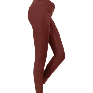 Silikonvollbesatzreithose Micro Sport Pro für Kinder, Mahagoni Neue Ware