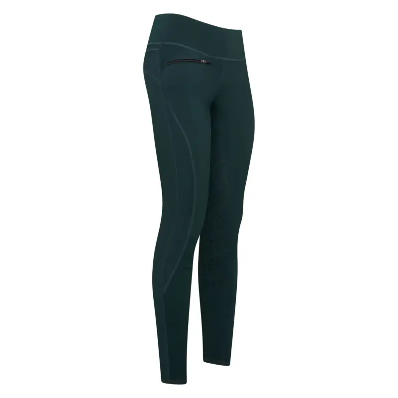 Online Kaufen Reitleggings mit Silikonvollbesatz ER-Dietse für Kinder, Teal Green