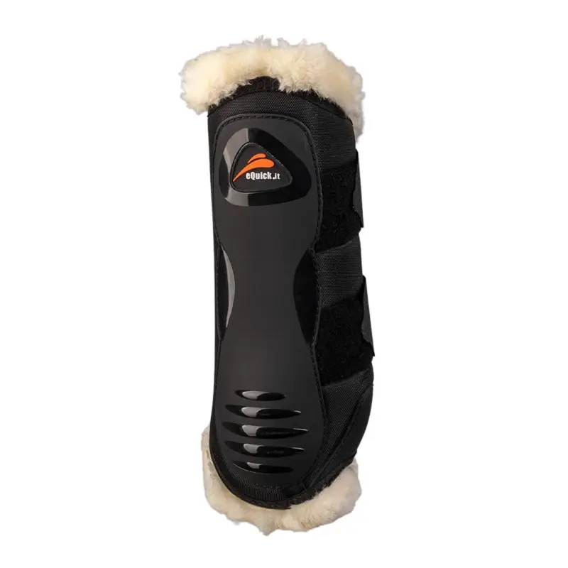 Gamaschen eKur Luxury Fluffy, Dressurgamasche, mit Kunstfell Preisknaller
