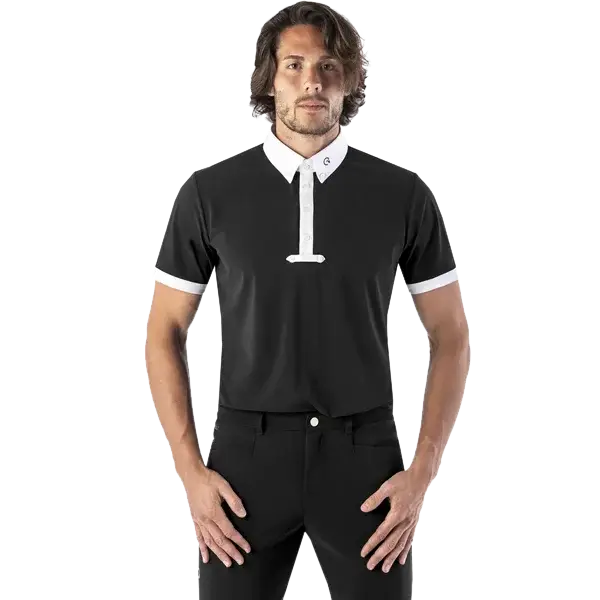 Herren Turniershirt Polo MC, Tunierpolo, kurzarm Nur Für Kurze Zeit