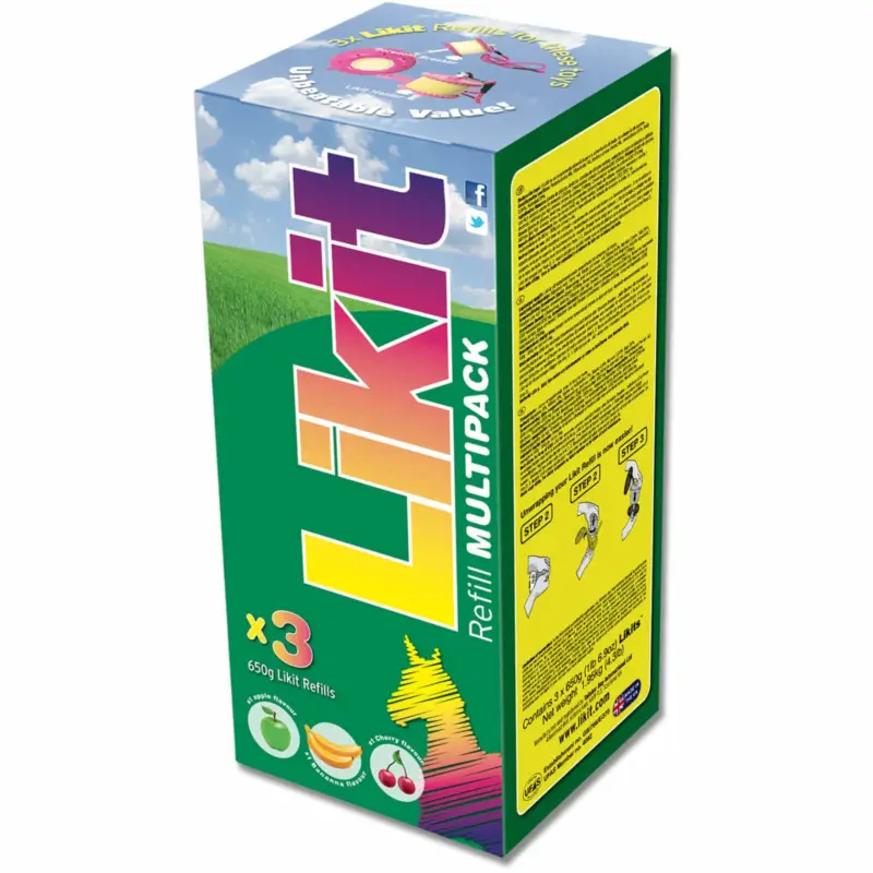 Rabatt Likit Refill Multipack, Sammelpackung, 3 x 650 g