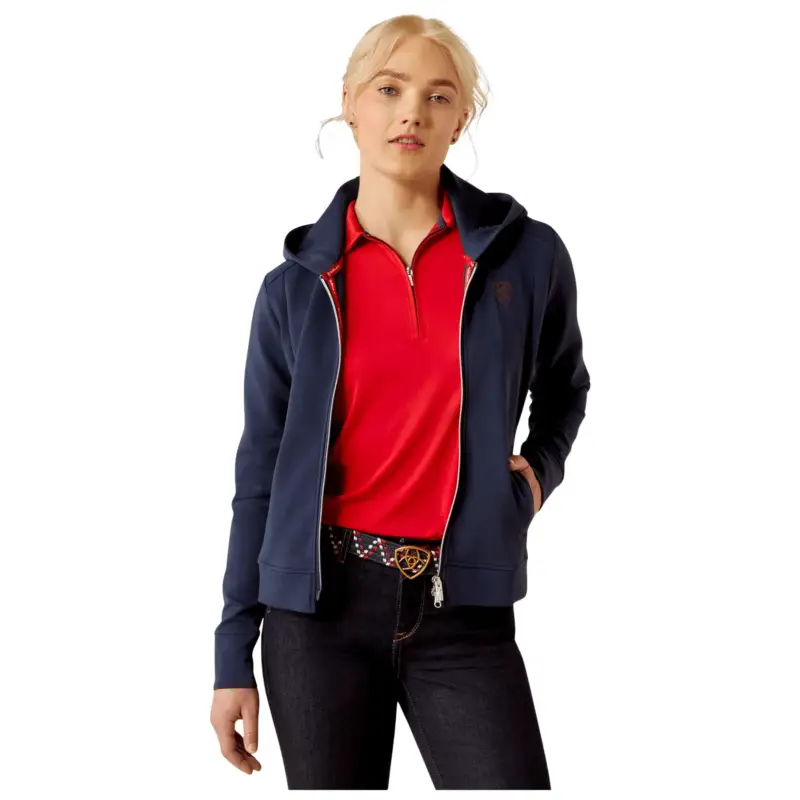 Pullover Damen Antez Team Full Zip Hoodie, Kapuzenpullover Markenprodukt