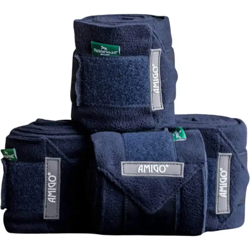 Bandagen Amigo Fleece Bandages FS26, Fleecebandagen, 4er Set Preiswert