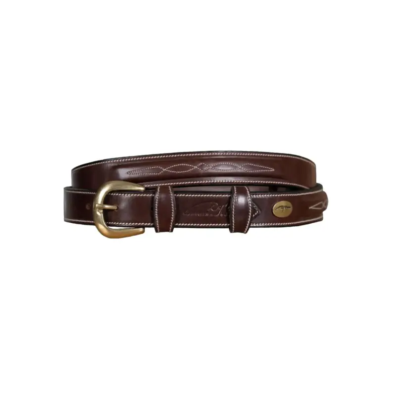 Dyon Gürtel Fancy Leder Braun Preisknaller