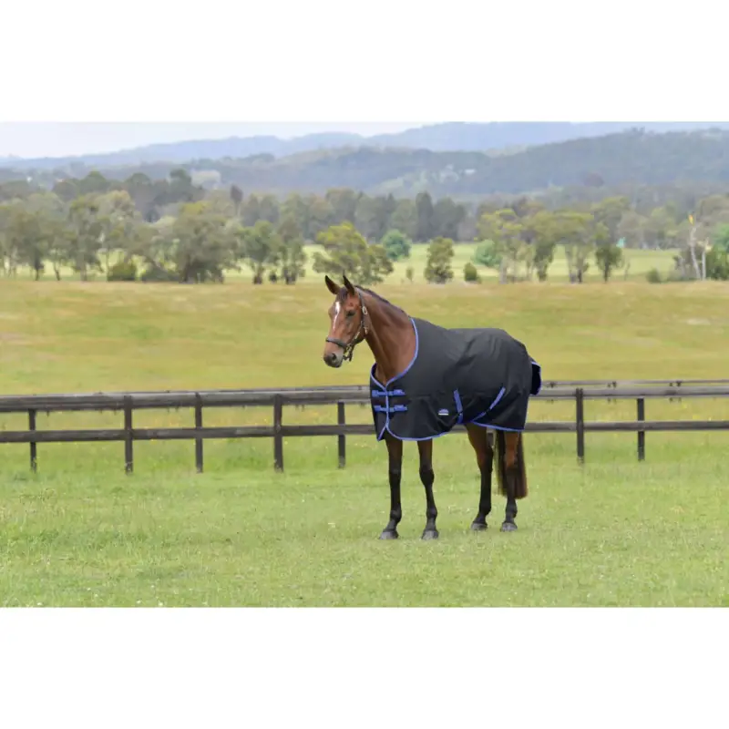Sofort Bestellen WeatherBeeta ComFiTec Tyro Turnout Standard Neck 220g Schwarz/Kobalt