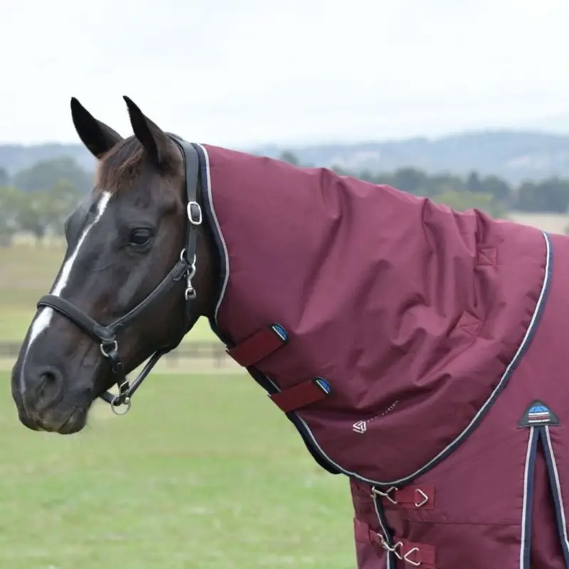 Gratis Versand WeatherBeeta Halsstück ComFiTec Essential Turnout 220g Burgund/Navy