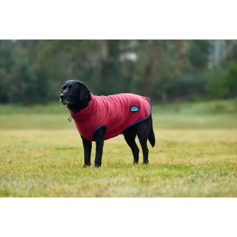 WeatherBeeta Hundedecke ComFiTec Fleece Zip Burgund/Navy Finale Aktion
