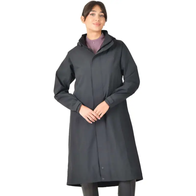 WeatherBeeta Lange Jacke Windbreaker Longline Schwarz Neue Kollektion