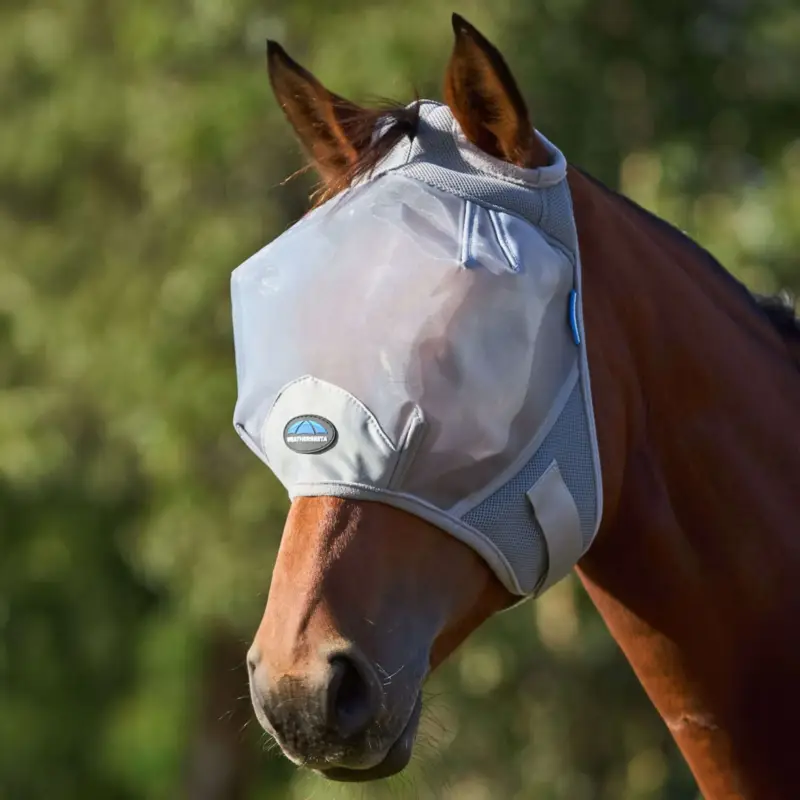 Mega-Angebot WeatherBeeta Fliegenmaske ComFiTec Fine Ohne Ohren Grau