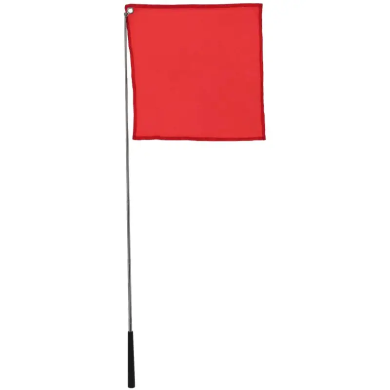 Expressversand Hippotonic Trainingsstock Ethologisch mit Flagge Rot