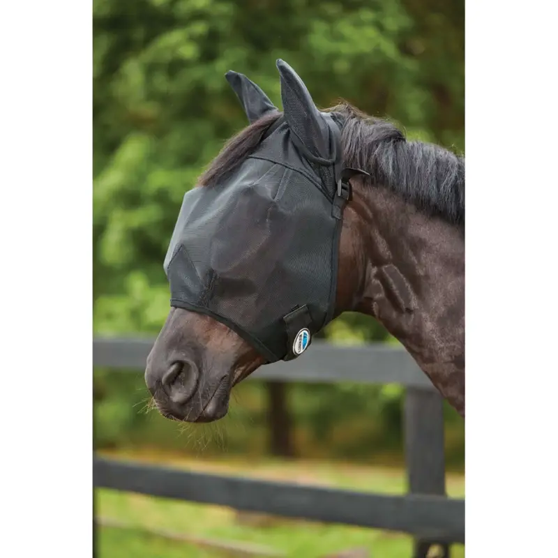 WeatherBeeta Fliegenmaske ComFiTec Double Dart Deluxe mit Ohren Schwarz Online Kaufen