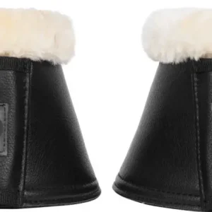 2er Set Kunstleder-Hufglocken, Black Saisonangebot