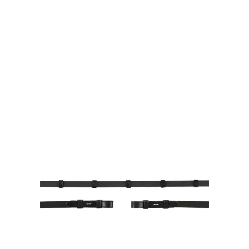 Zügel Biothane Cinderford, WB, Black-Silver Top-Seller