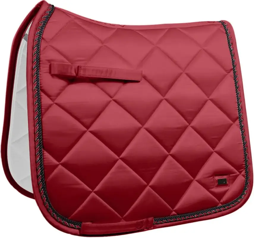 Neue Kollektion Dressurschabracke Classic Design II, WB-DR, Burgandy
