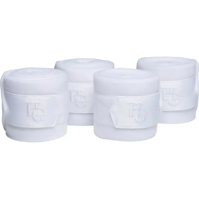 4er Set Fleecebandagen Fia, WB, Weiß Neu