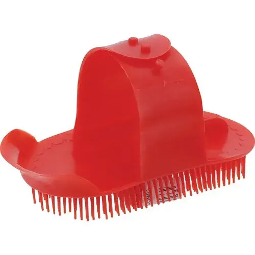 Mega-Angebot Plastikstriegel, M, Red