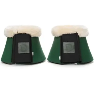 Online Kaufen 2er Set Hufglocken mit Schafwollimitat, 13mm, Dark Green