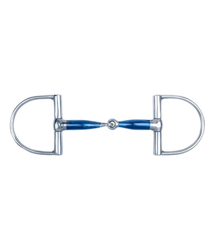 Aktuell Sweet Iron D-Ring Gebiss, einfach gebrochen, anatomisch