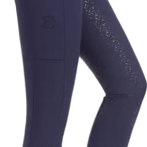 Silikonvollbesatzreithose Glitter Design 2.0 für Damen, Navy Top-Preis