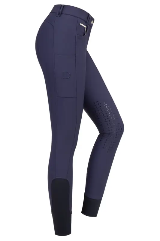 Sonderaktion Silikonkniebesatzreithose Classic Design 2.0 für Damen, Navy
