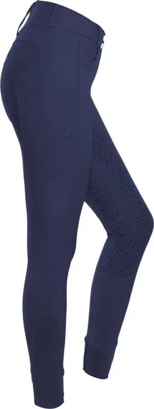 Sonderaktion Silikonvollbesatzreithose High Waist 2.0 für Damen, Navy