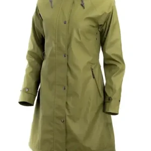 Regenmantel 2.0 für Damen, Olive Sonderangebot