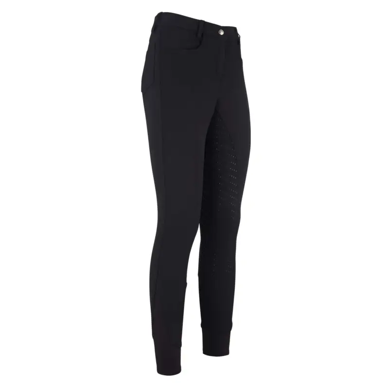 Meistverkauft Silikonvollbesatzreithose Evita für Damen, Black