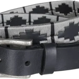 Pologürtel Slim, Steel Grey-Black Mega-Angebot