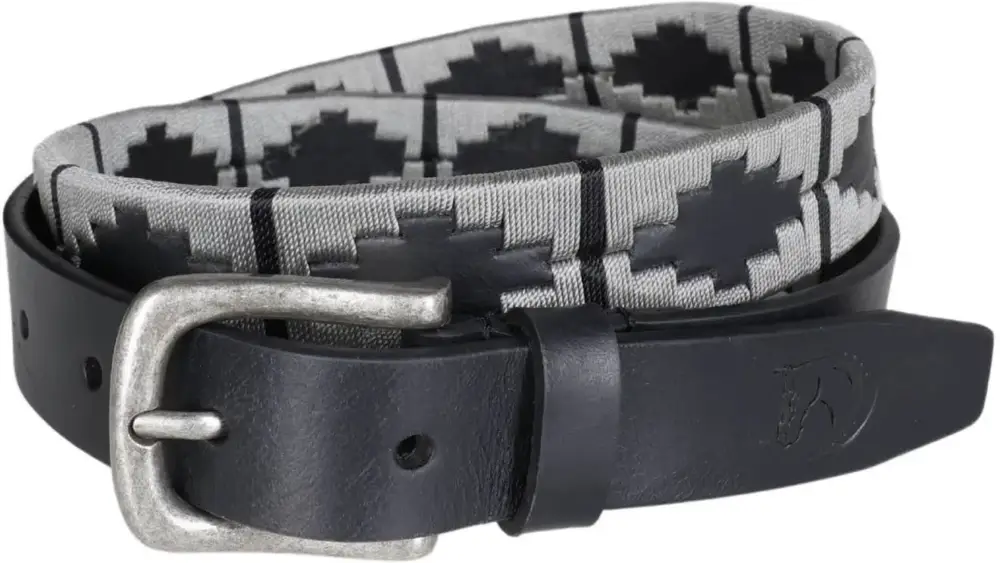 Pologürtel Slim, Steel Grey-Black Mega-Angebot
