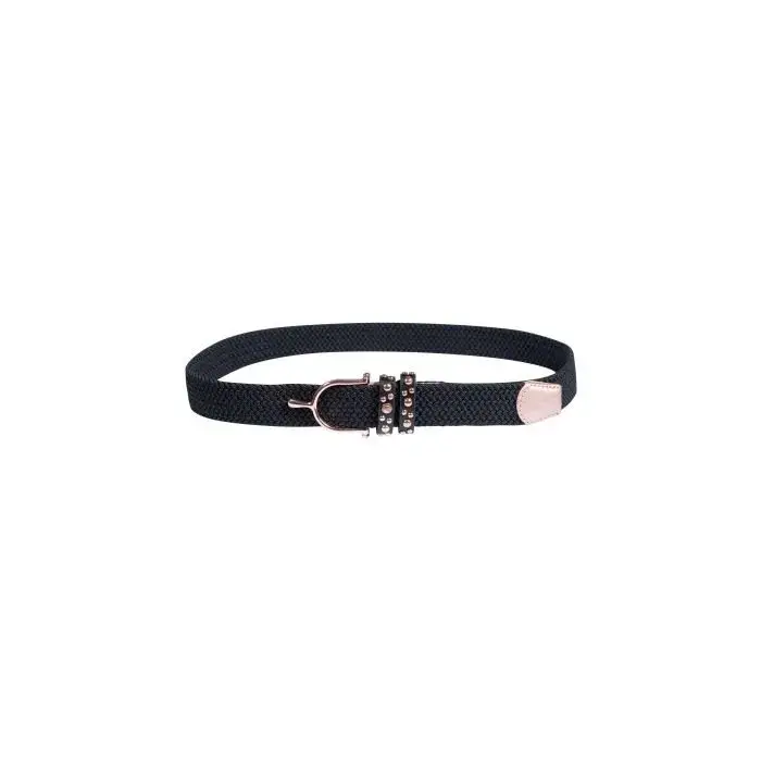 Neu Stretchgürtel Rosegold Glamour Style, Dunkelblau