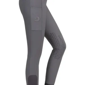 Sale Silikonkniebesatzreithose Classic Design 2.0 für Damen, Dark Grey