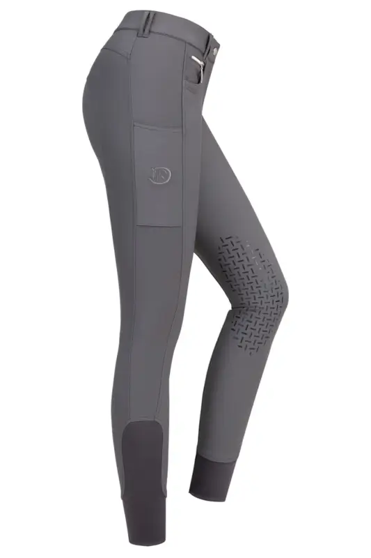 Sale Silikonkniebesatzreithose Classic Design 2.0 für Damen, Dark Grey