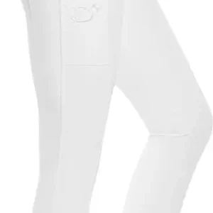 Wochenendangebot Glücks-Reithose mit Silikonkniebesatz für Damen, White