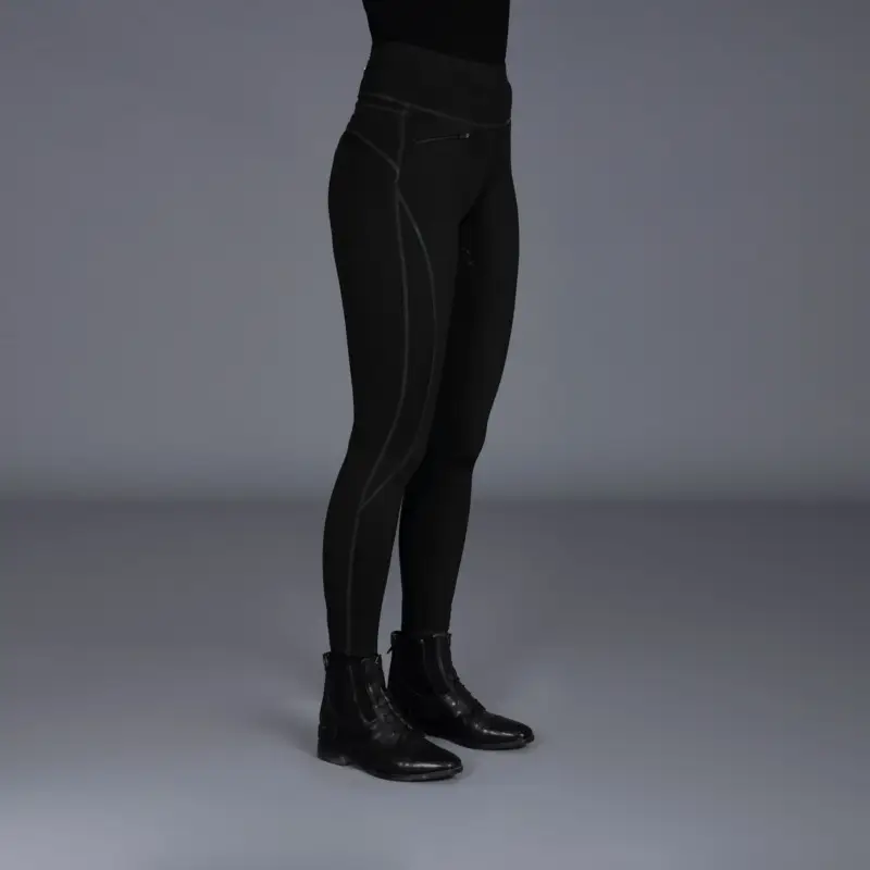Reitleggings mit Silikonvollbesatz ER-Dietse für Damen, Black Garantierte Lieferung