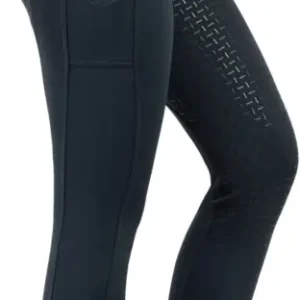 Nur Für Kurze Zeit Winterreithose All-Season High Waist recycelt mit Silikonvollbesatz für Damen, Blue Nights