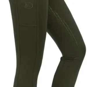 Winterreithose All-Season Classic Design recycelt mit Silikonvollbesatz für Damen, Forest Night Kracherpreis