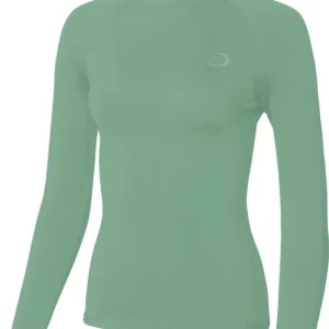 Schnäppchen Winterbaselayer All-Season mit Rollkragen für Damen, Mineral Blue