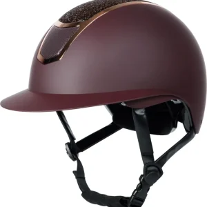 Markenware Harry's Horse Sicherheitsreithelm Mont Blanc Sparkle Bordeaux