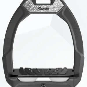 Flex On Steigbügel - Safe-on Serie - Ultra Grip Schrägtritt Glitzer - Grau Saisonangebot