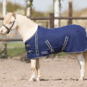 Aktuell QHP Falabella Abschwitzdecke Fleecedecke - blau