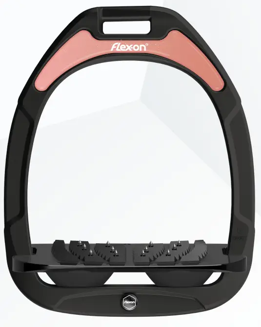 Flex-on Steigbügel Green Composite Line - Ultra Grip Schwarz / rosegold Meistverkauft