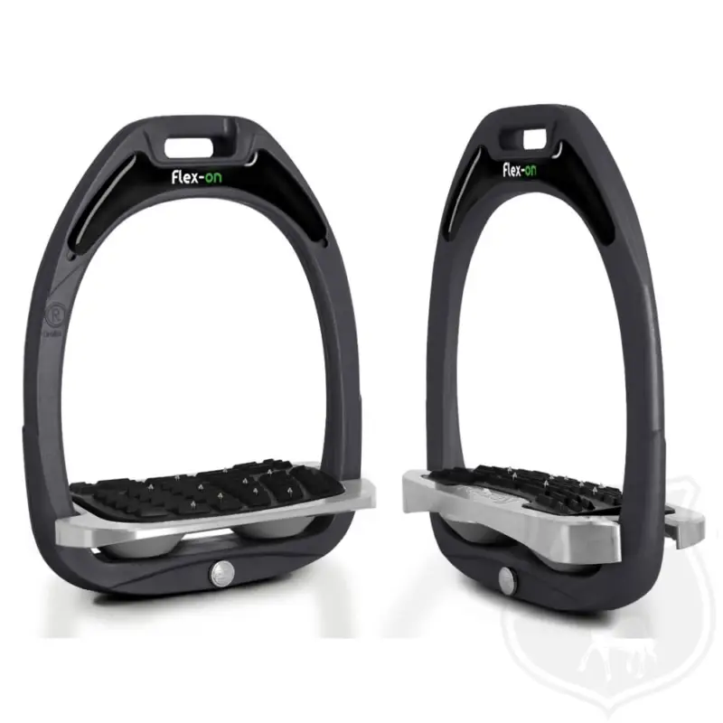 Flex-on Steigbügel Green Composite Line - Dunkel Grau / Shock Absorber Grau Must-Have