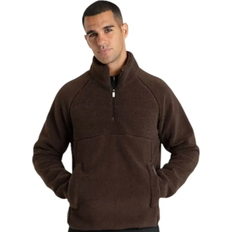 Billig Pullover Unisex Clan Teddy Halfzip Hoodie
