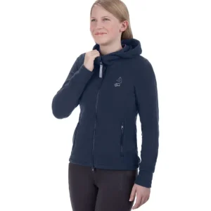 Kinder-Kapuzen-Fleecejacke Cadie Echt