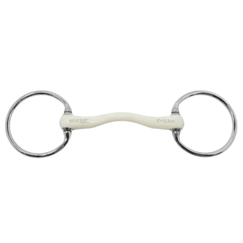 Stübben Steeltec Fine Line Flex Olivenkopftrense - Kunststoffstange, 12.5cm | 16mm Kostenloser Rückversand