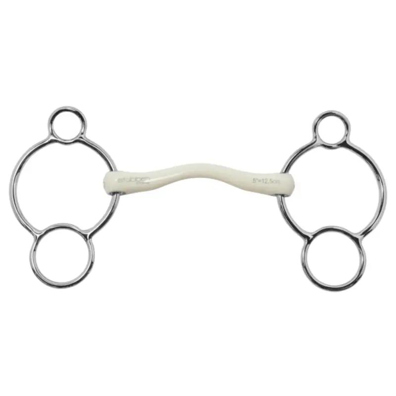 Stübben Steeltec Fine Line Flex 3-Ring Trense - Kunststoffstange, 11.5cm | 16mm Angebot